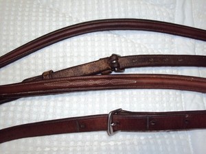 ARAMAS Standing Martingale - RAISED/Fancy Stitch - Quality Leather - Full -GREAT