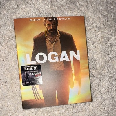 Logan Blu-ray Limited Edition 3-Disc Set w/ Digital Copy Hugh Jackman R