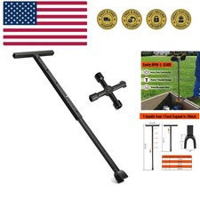 Water Meter Key 29 Inch Water Shut Off Tool Adjustable Length Enforced Steel ...