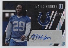 2017 Panini Unparalleled Class of Rookie 57/199 Malik Hooker #258 Auto 9ut