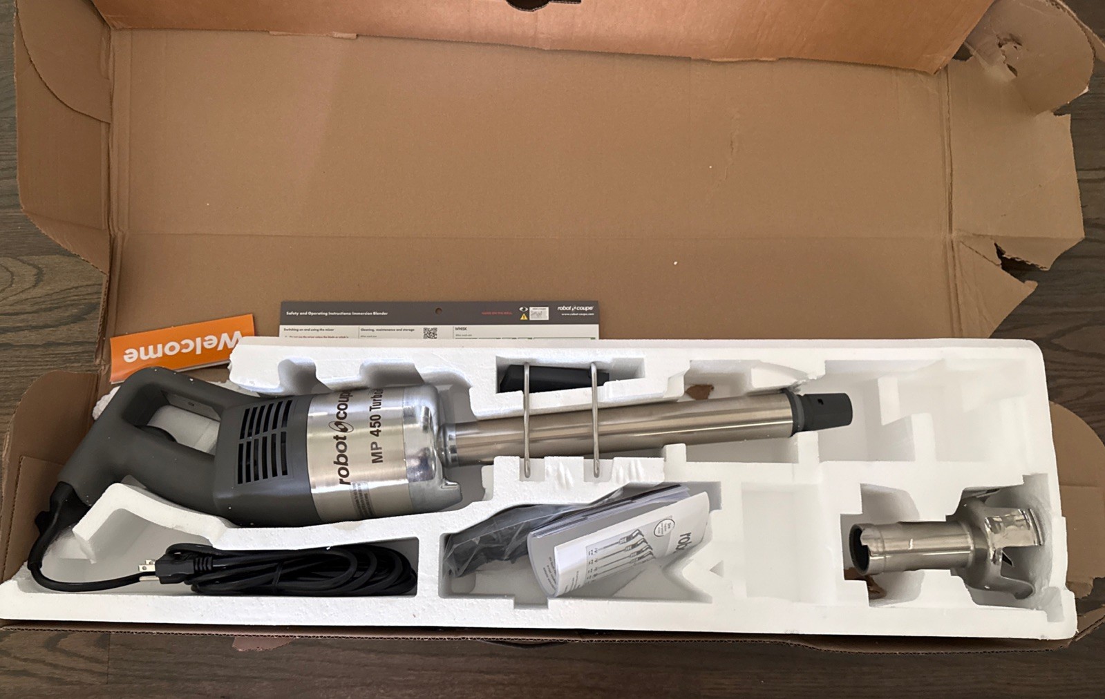 Robot Coupe, MP 450 Turbo Immersion Blender (New)