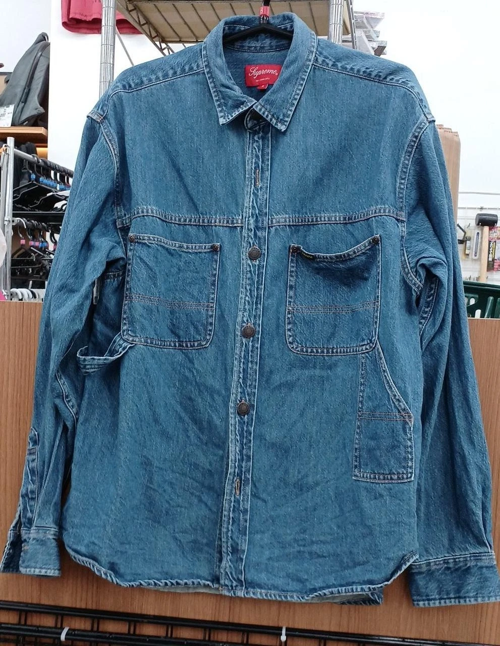 Chemise de peintre en denim Supreme 23Ss