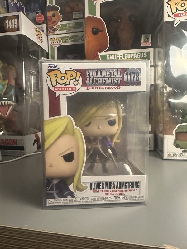  Funko Pop Fullmetal Alchemist Brotherhood  Olivier Mira Armstrong #1178 