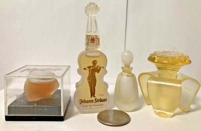 Mini Perfumes Lot  of 4 Authentic Items Exactly As Pictured.