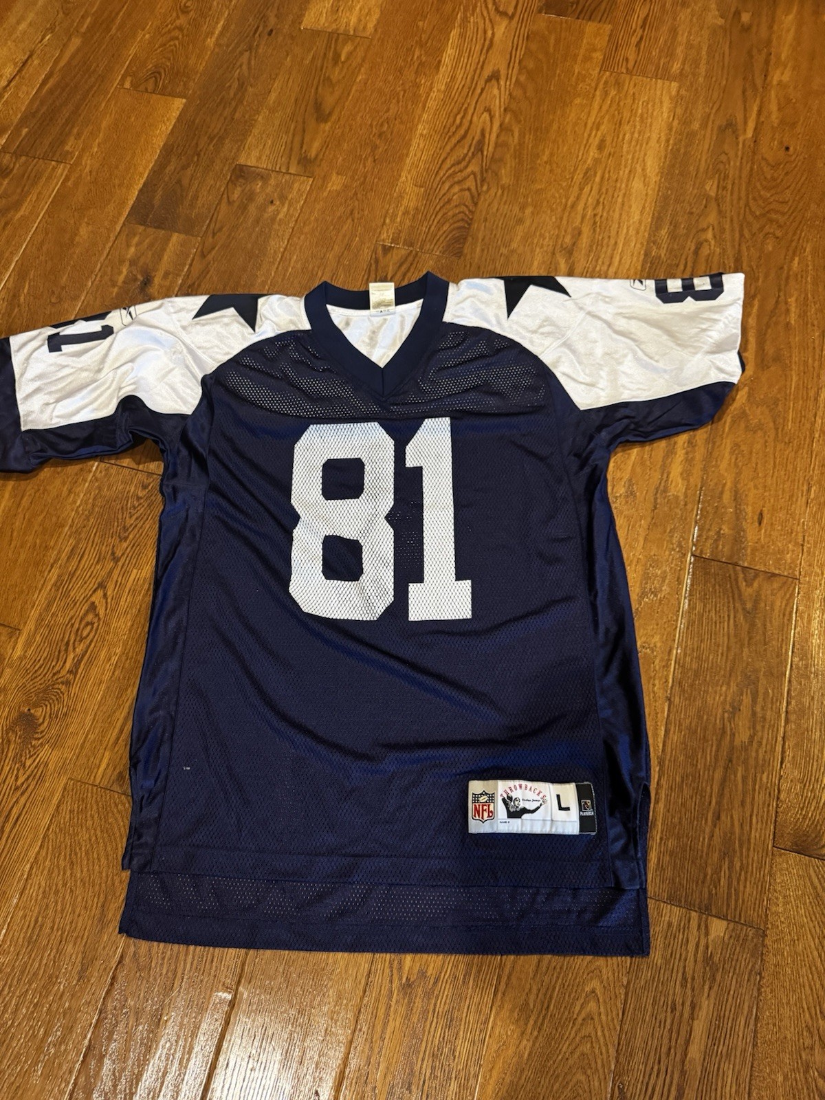 Terrell Owens #81 Dallas Cowboys NFL Reebok Throwback Jersey Size Large