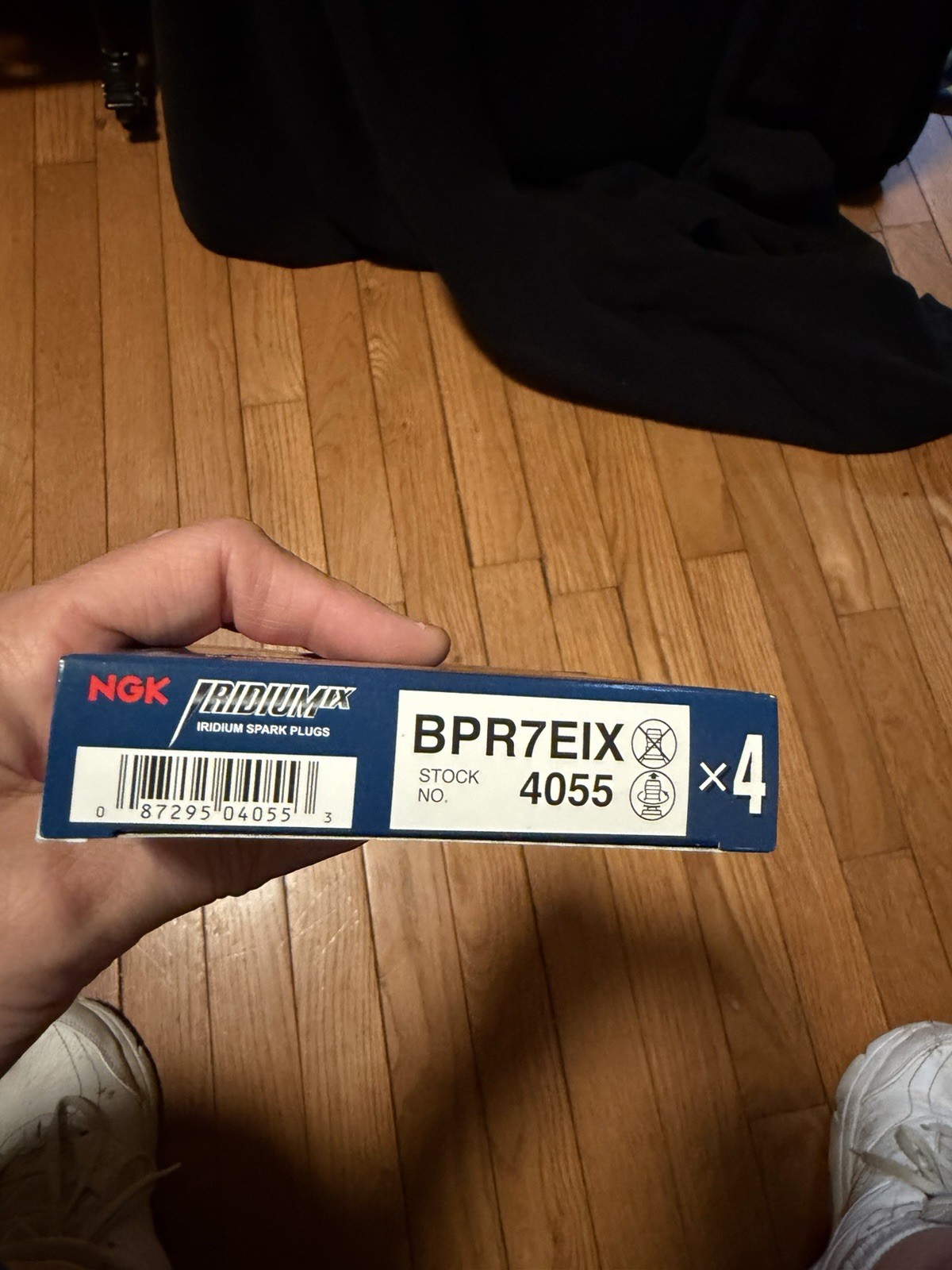 Genuine NGK Iridium IX Spark Plugs 4055 BPR7EIX Set of 4