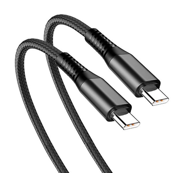 USB C Auf USB C Kabel 1M, Nylon USB Typ C Ladekabel, 60W Schnellladekabel-image