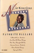 Nat King Cole - Favorite Ballads Cassette tape, 1995
