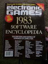 MAGAZINE "ELECTRONIC GAMES 1983 SOFTWARE ENCYCLOPEDIA" SCARCE