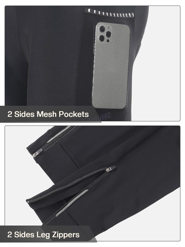 Cycling Trousers Mens Long with Seat Pad, Mens Cycling Pants Long Breathable... - Picture 6 of 7