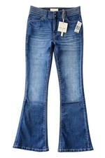 Curve Appeal Heritage Luxe Gigi High Rise Flare Jeans Womens 10/30 Dark Wash NWT