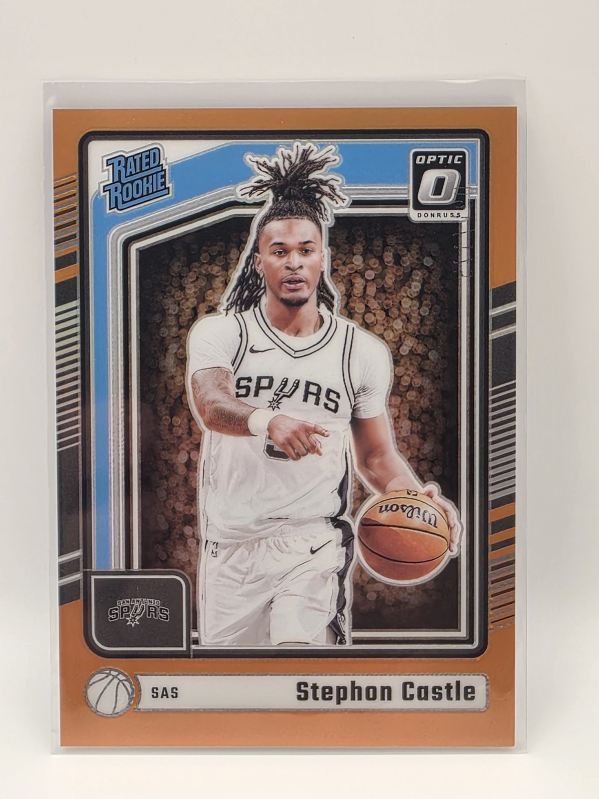 2024-25 Panini Donruss Optic Stephon Castle #254 RC Orange Rated Rookie /175