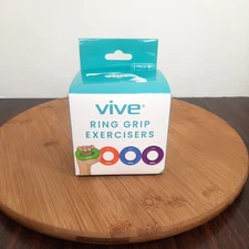 Vive Ring Grip Exercisers Hand Strengthener Yoga Rock Climbing Training Open Box