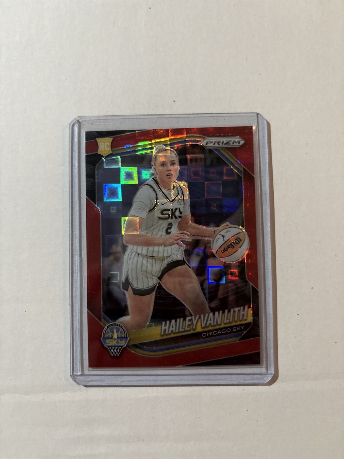 2025 WNBA Panini Prizm Hailey Van Lith Red Pandora /199 #2