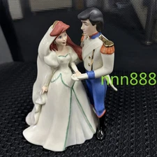 Rare Lenox Ariel and Prince Eric Wedding Gift Flaw Collection Ceramic
