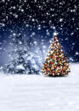 Vinyl Photography Backdrops Photo Background Studio Shooting Tool Christmas Tree