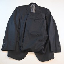 Jos A Bank 43R 36x32 Gray 100 Wool Mens Jacket Pants Suit