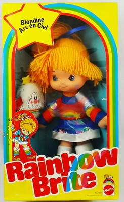 Rainbow Brite - Mattel - Puppe 23cm - Rainbow Brite / Blondine Regenbogen (Holz