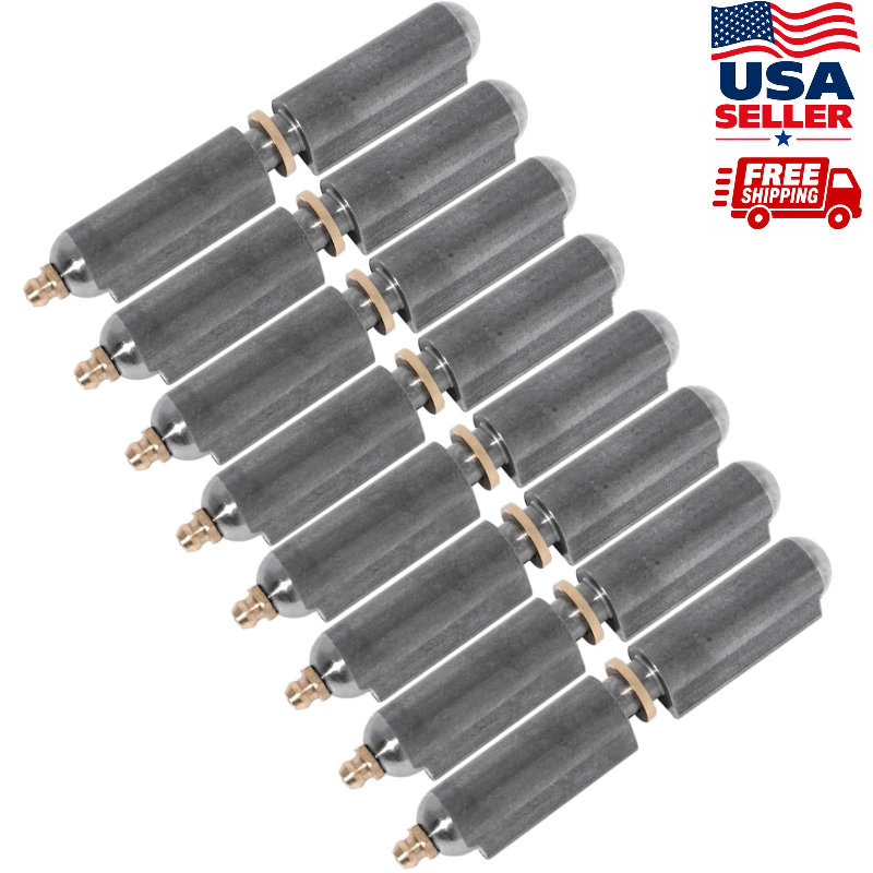 8PCS 4 Inch Heavy Duty Weld On Hinges Bullet Barrel Weldable Hinges ...