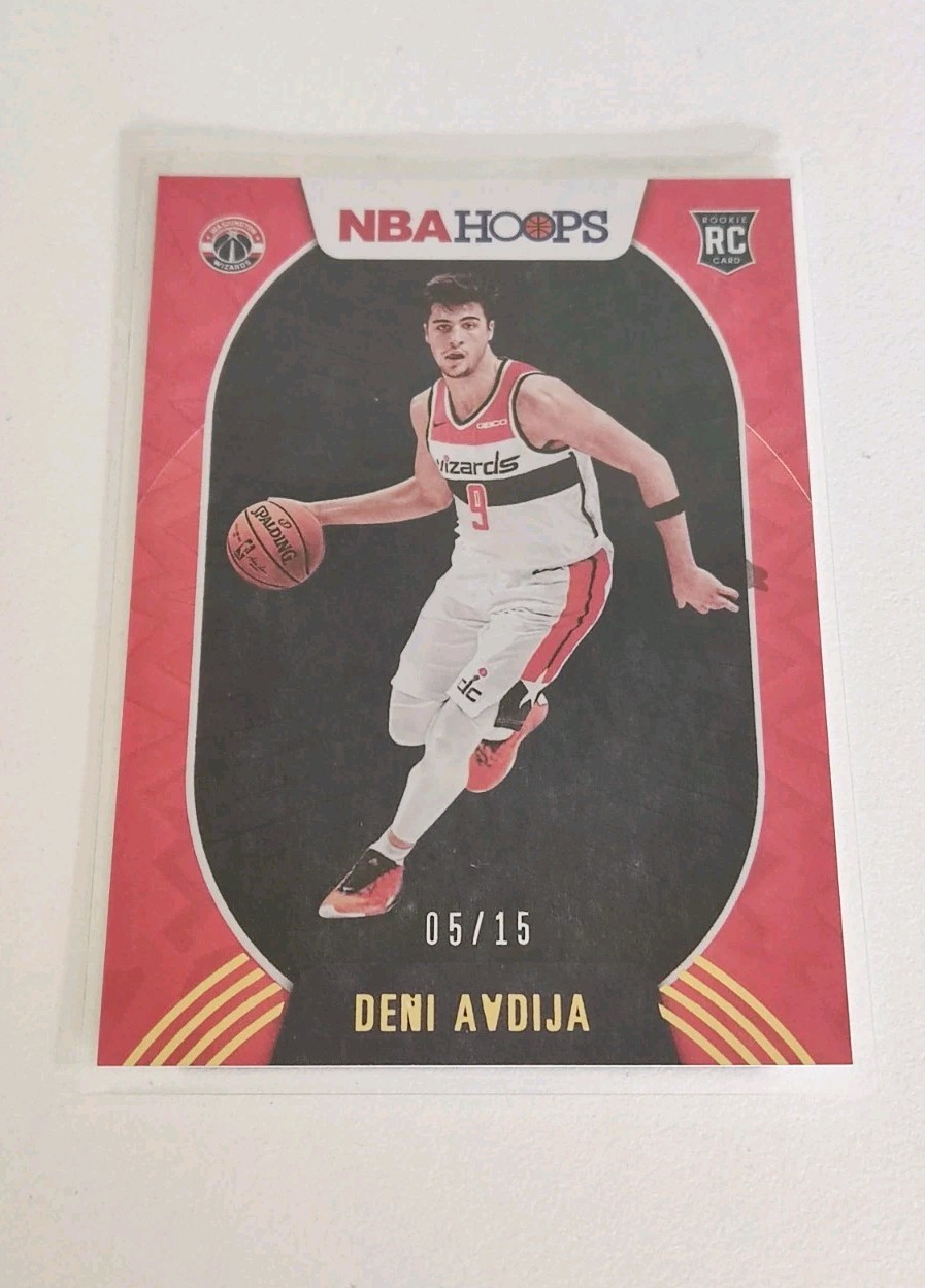 2020-2021 Deni Avdija NBA Hoops Red Explosion /15 Rookie RC
