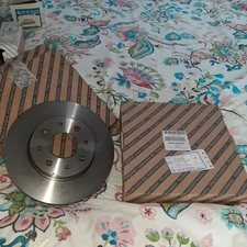 2x Brake Discs Pair Vented fits FIAT PANDA 1.3D Front 2003 on 240mm Set 46788929