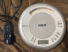 RCA RP2715 Portable CD Player Discman FM Radio w/ Wired Remote Tested Working