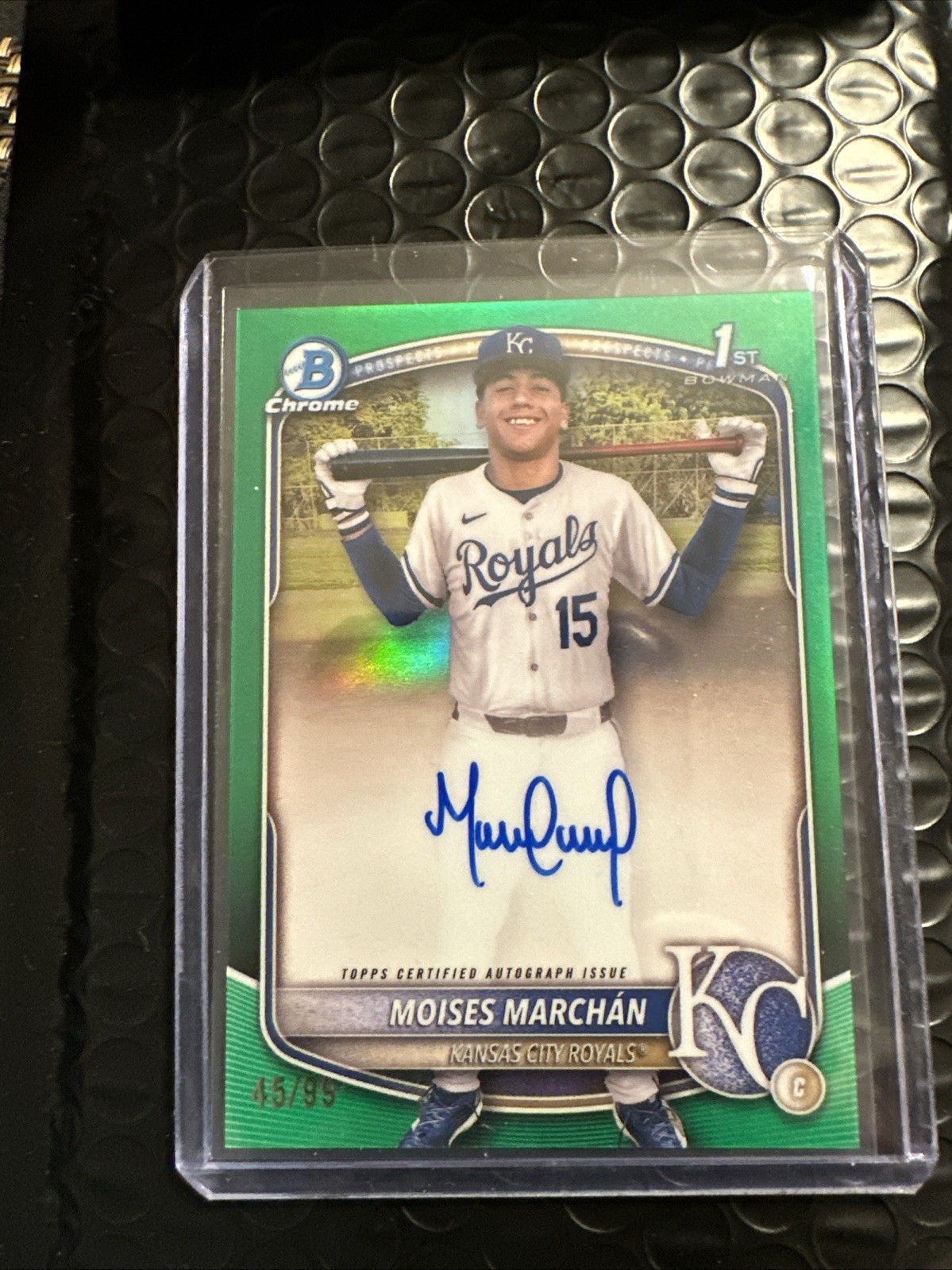 2025 Bowman Chrome Moises Marchan #CPA-MM 1st Bowman Auto True Green /99
