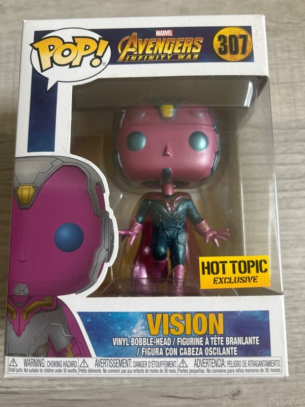 Funko Pop! Vinyl: Marvel - Vision - Hot Topic (HT) (Exclusive) #307