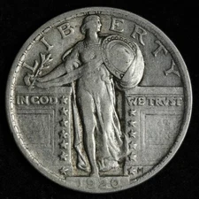 1920 Standing Liberty Silver Quarter XF E194 VYNF