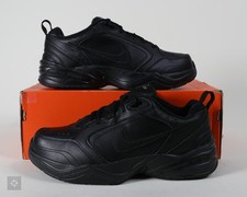 Size 6 4E Nike Air Monarch IV Triple Black Men's Athletic Shoes 416355-001