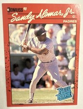 1990 Donruss - Rated Rookie Sandy Alomar Jr. #30 .