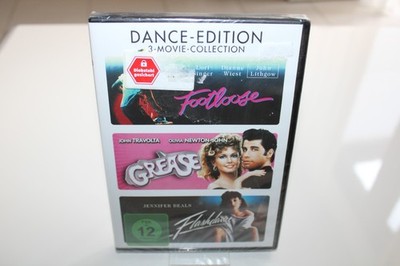 Footloose - Grease - Flashdance - 3 DVD Set ( John Travolta)  NEU !!
