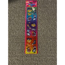 Vintage Lisa Frank Bubble Stickers Kittens Cats Rainbow Holographic P656 NEW