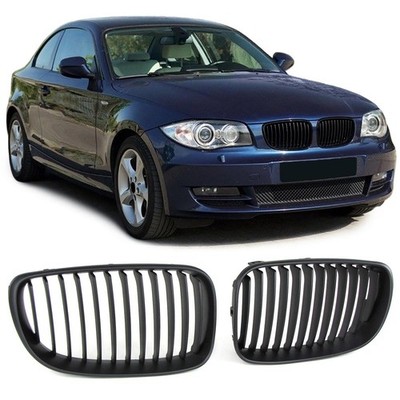 Sport Kühlergrill Frontgrill Schwarz für 1er BMW E81 E82 E87 E88 2007-2012
