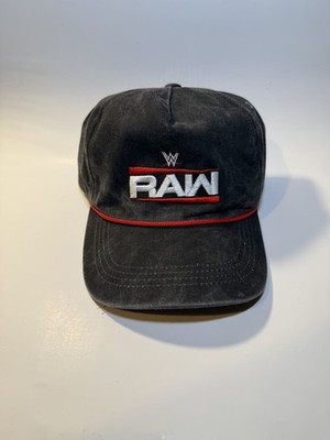 RARE WWE RAW on Netflix Debut LA VIP Snapback Hat Washed Black Red