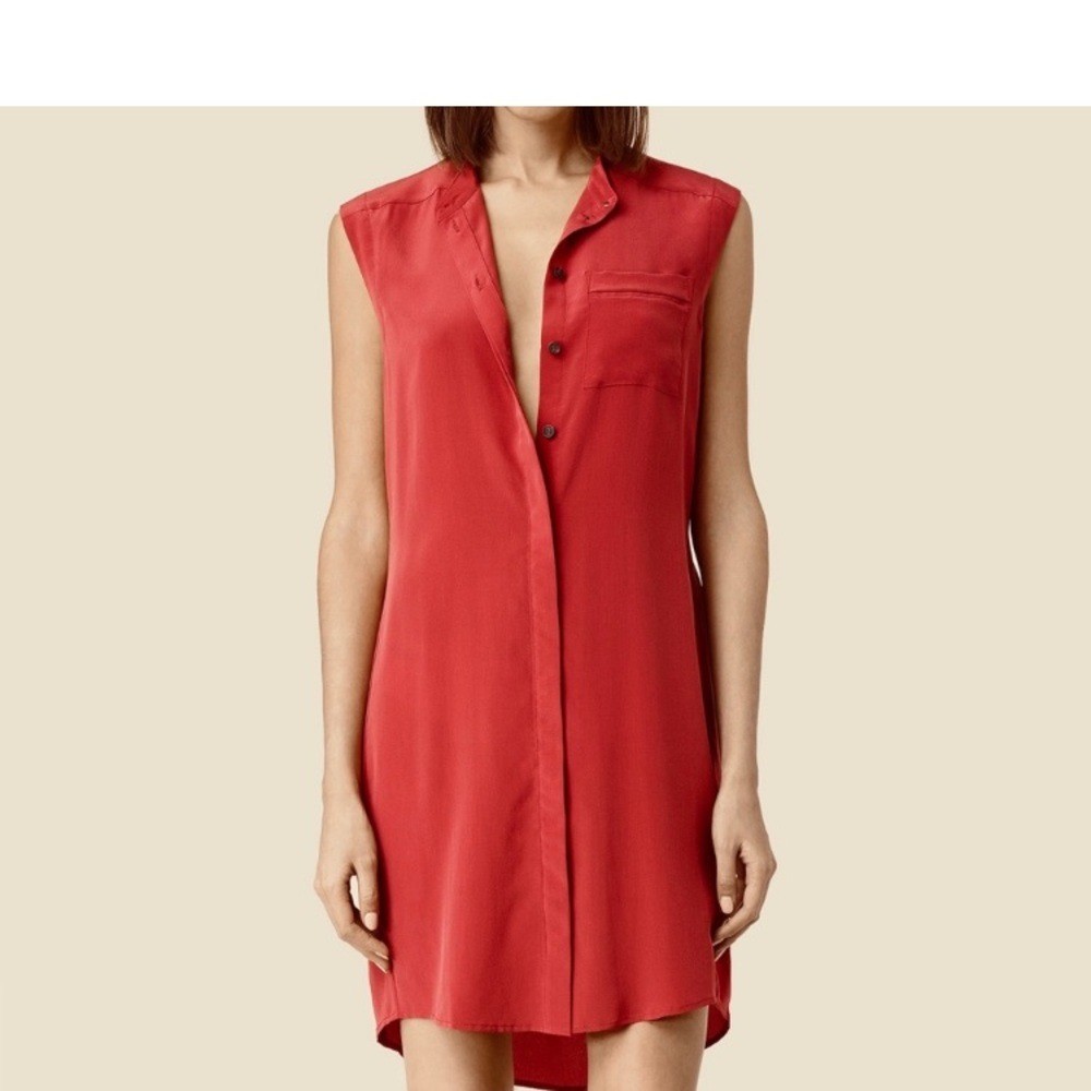 strapless open back dress Littlebox India Solid Color V-Neck Bow Tie Waist Dress In Red XL main image 0
