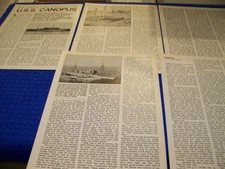 USS CANOPUS (AS-34) "THE PROUD LAST STAND.."..HISTORY/PHOTOS/DETAILS (191QQ)