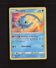Manaphy 25/73 Shining Legends Holo Rare Pokemon Card NM