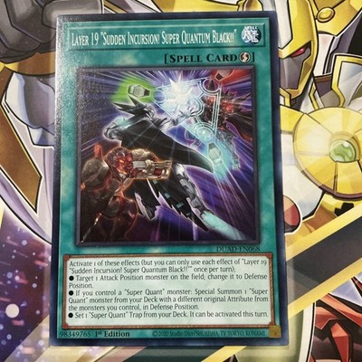 Layer 19 ''Sudden Incursion! Super Quantum Black!!'' DUAD-EN068 Duelist's Yugioh 
