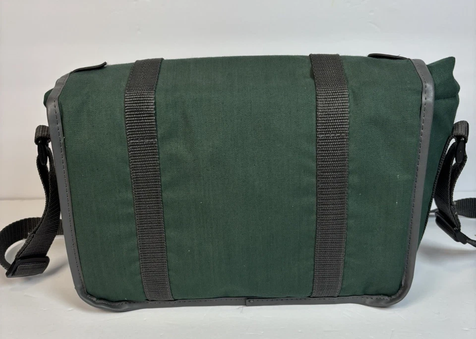 De colección. Auténtico OEM Sony Verde Videocámara Estilo Mensajero Bolsa Estuche de Transporte 13”x9” Foto 3 de 4
