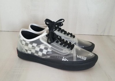 Vans Block ComfyCush Slip Skool Skate Sneakers Shoes Black Men's 4.5 Womens 6