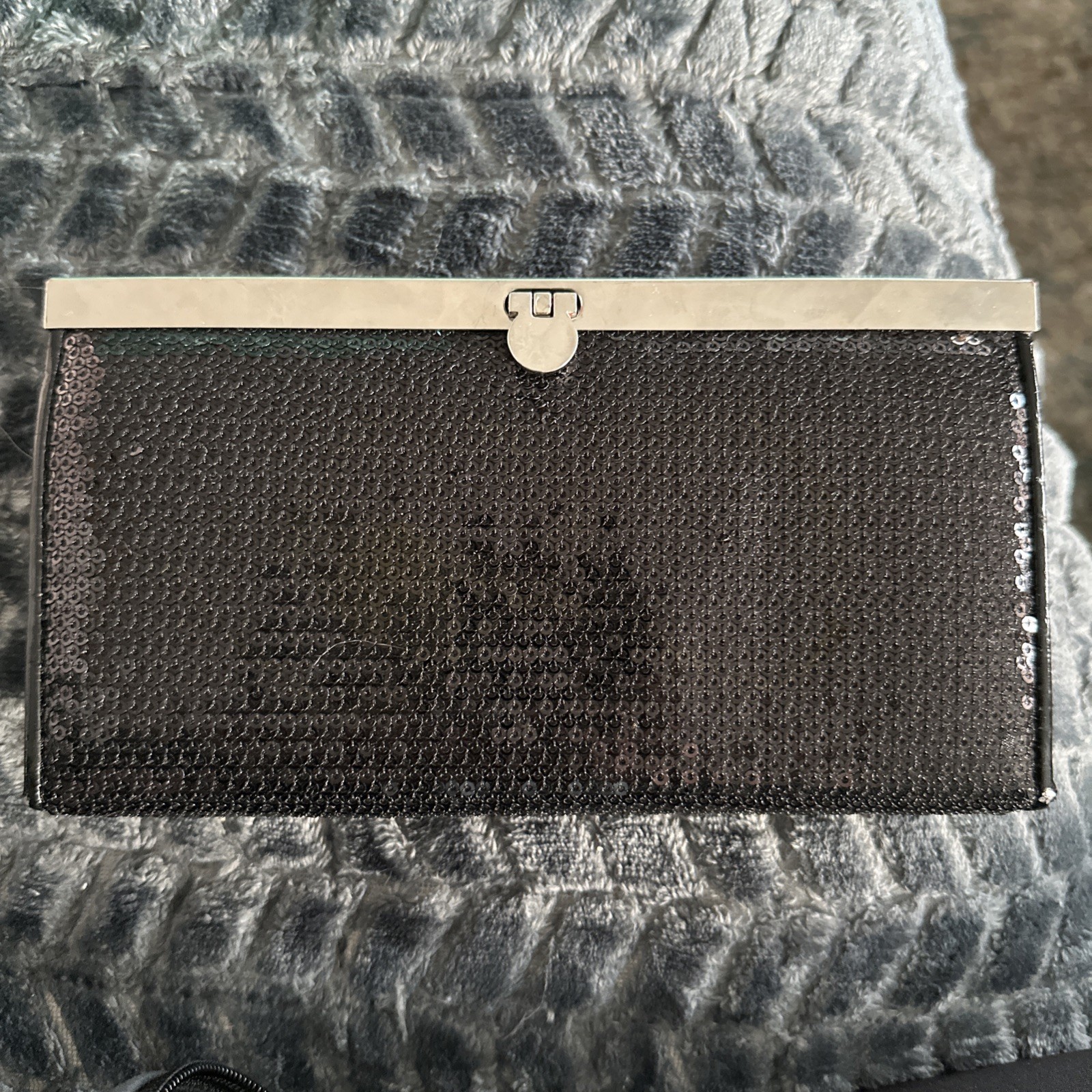 Hobo International The Metropolitan Clutch with Black Sequins