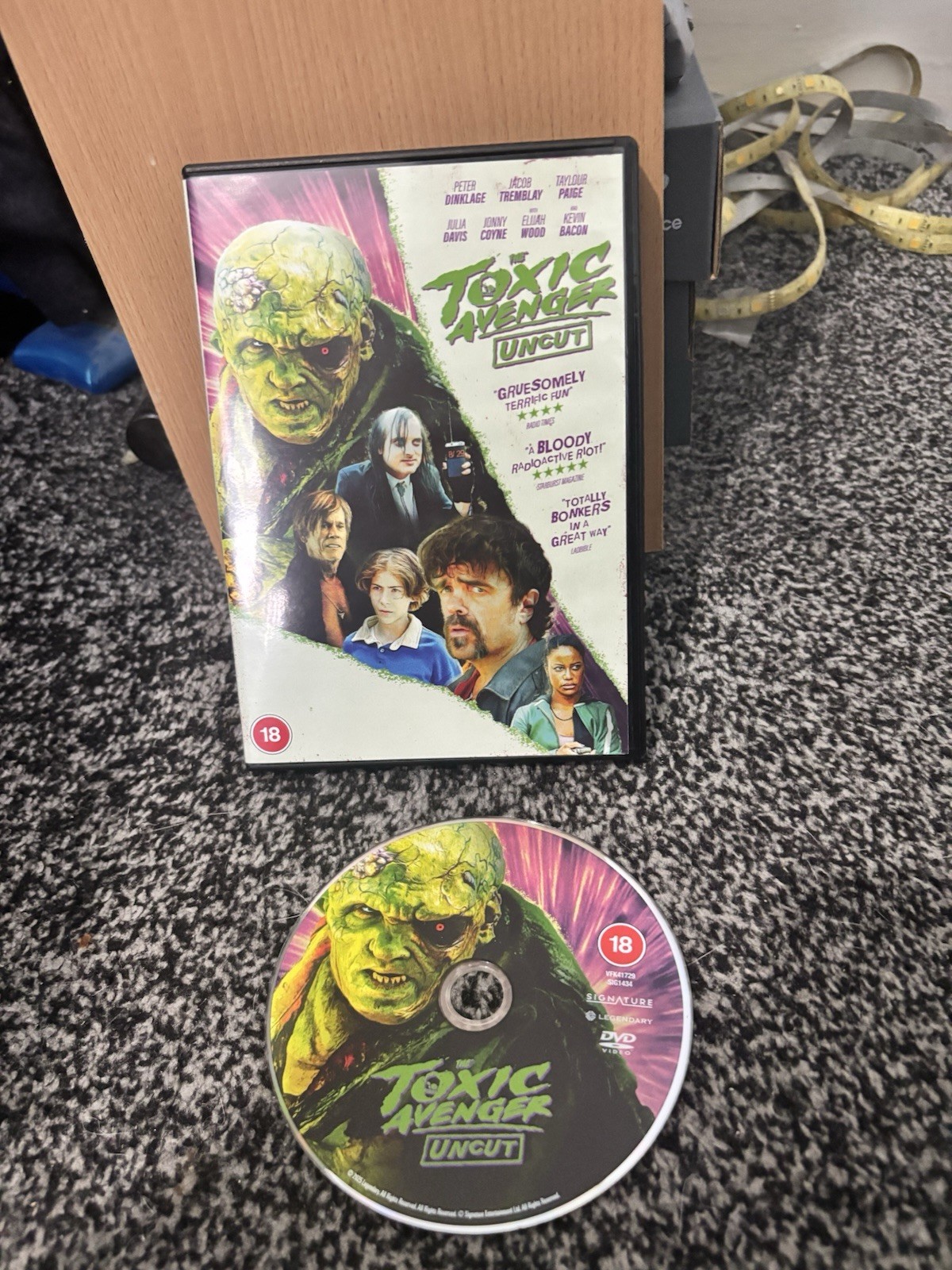 THE TOXIC AVENGER UNCUT DVD 2025 Peter Dinklage