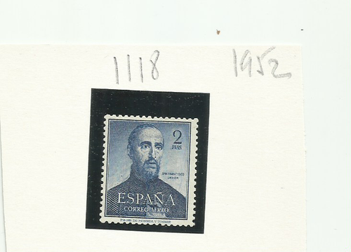 ESPAÑA.SELLO DE FCO. JAVIER DE 1953.