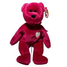 1998 VALENTINA the Ty Beanie Baby Bear  – MINT, TAG ERRORS, RARE, Ships FREE!