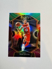 Trae Young - 2020-21 Panini Select Tri-Color Prizms #2 Atlanta Hawks