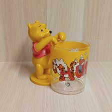 Vintage Winnie The Pooh Toothbrush/Pencil Holder Cup Disney