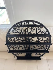 Wall Mount 5 Tier Nail Polish Rack Holder Tree Silhouette Salon Art Display