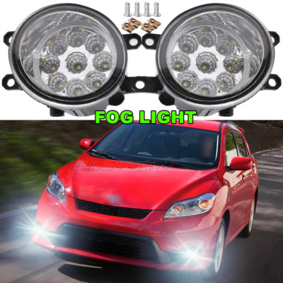 1 Pair H11 Front Fog Light Lamp Assembly 12V 2x55W For Toyota Matrix 2009-2013