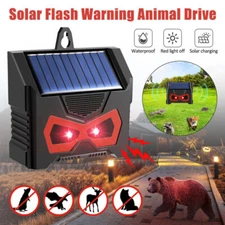 Ultrasonic Sound Pest Repellent Control Solar Wild Animal Repeller Rat Deterrent